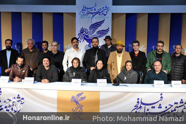 نشست فیلم سینما شهر قصه در دهمین روز سی و هشتمین جشنواره فیلم فجر در پردیس ملت 