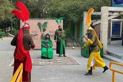 اجرای «تعزیت خورشید» در بوستان شریعتی