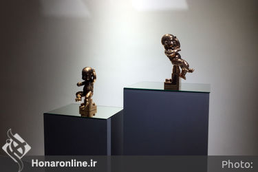 نمایشگاه مجسمه‌های سپیده نوری در گالری اعتماد