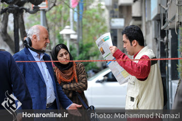 پشت صحنه مجموعه تلویزیونی افسر نمونه