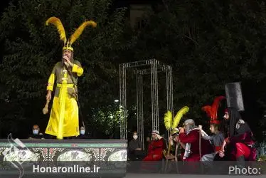 تعزیه «حر ریاحی» در مقابل تالار وحدت