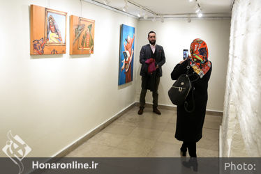 افتتاحیه نمایشگاه نقاشی های هنگامه عابدین در گالری گلستان