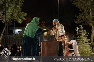 مجلس حضرت امیر(ع) از تعزیه "فضل و فتاح" در مقابل تالار وحدت