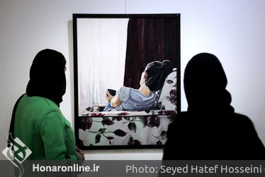 نمایشگاه هفتمین دوسالانه نقاشی دامون‌فر در گالری پردیس ملت