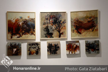نمایشگاه "هشتمین کارنمای پژوهشی انجمن هنرمندان نقاش ایران"  در خانه هنرمندان