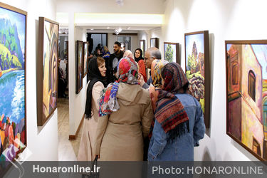 نمایشگاه نقاشی ناهید جعفری در گالری بهارک