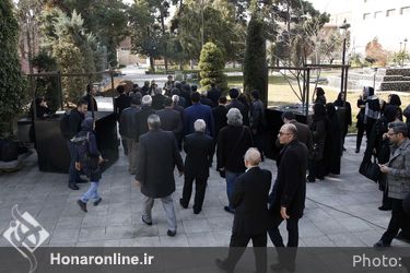 تشییع پیکر عبدالکریم مهرافشان آهنگساز پیشکسوت از تالار وحدت