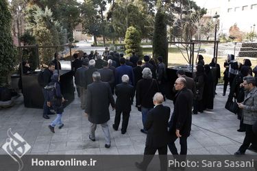 تشییع پیکر عبدالکریم مهرافشان آهنگساز پیشکسوت از تالار وحدت