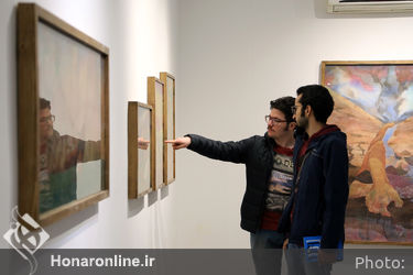 افتتاحیه نمایشگاه نقاشی های حسن مرشد در گالری هپتا