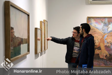 افتتاحیه نمایشگاه نقاشی های حسن مرشد در گالری هپتا