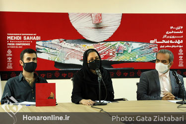 نشست خبری نمایشگاه مروری بر آثر مهدی سحابی در موزه هنرهای معاصر تهران