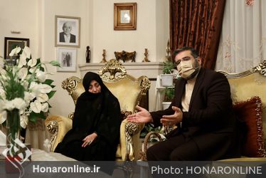 دیدار وزیر فرهنگ و ارشاد اسلامی با خانواده مرحوم استاد حبیب الله صادقی