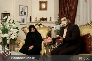 دیدار وزیر فرهنگ و ارشاد اسلامی با خانواده مرحوم استاد حبیب الله صادقی
