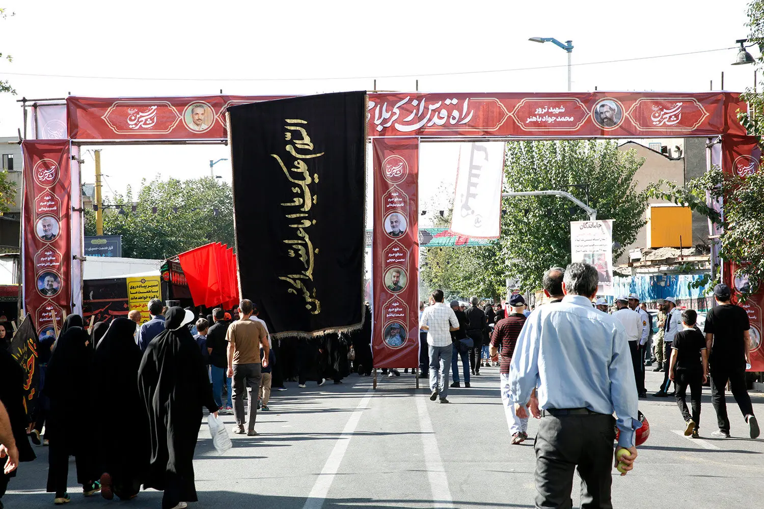 پیاده‌روی جاماندگان اربعین در تهران / ۲