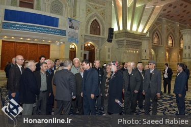 تجدید میثاق هنرمندان و وزیر ارشاد با آرمان های امام راحل