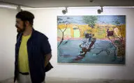نمایشگاه نقاشی طلوع ناصری در گالری زیرزمین دستان