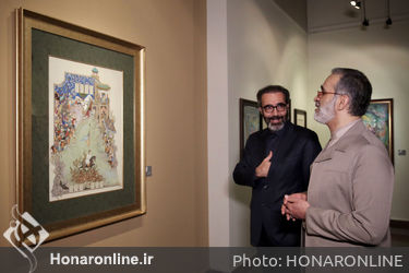مراسم افتتاحیه یازدهمین دوسالانه ملی نگارگری ایران 