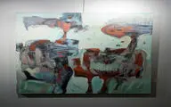 Shabnam Nasil Esfahani paintings exhibition at Baharak Gallery