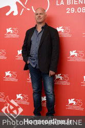 095 Vlad Ivanov attends _Napszallta (Sunset)_ photocall during the 75th Venice Film Festival