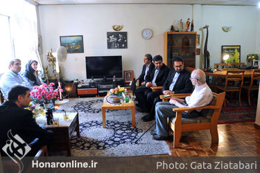 دیدار سید مجتبی حسینی از امیراشرف آریان پور