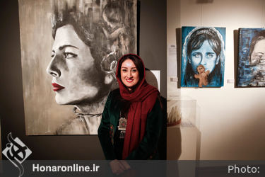 افتتاحیه نمایشگاه نقاشی های فائزه افجه نیا در گالری شَلمان