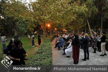 کاشت نهال به یاد استاد زنده‌یاد " سعدی افشار" هنرمند پیشکسوت نمایش‌های سنتی در محوطه پارک شهر