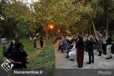 کاشت نهال به یاد استاد زنده‌یاد " سعدی افشار" هنرمند پیشکسوت نمایش‌های سنتی در محوطه پارک شهر