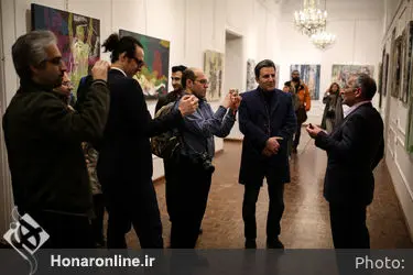 افتتاحیه نمایشگاه نقاشی های سروناز سلطانی در گالری موزه هنرهای زیبا