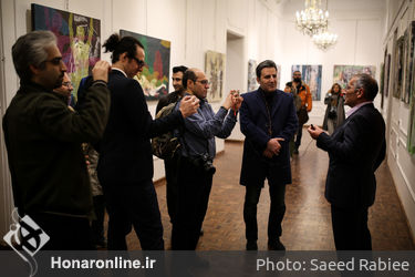 افتتاحیه نمایشگاه نقاشی های سروناز سلطانی در گالری موزه هنرهای زیبا