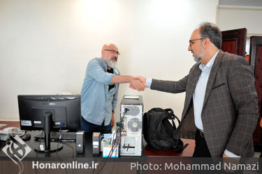 بازدید محمدحسین اسماعیلی مدیرکل دفتر برنامه ریزی و آموزش های هنری از هنرآنلاین
