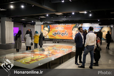 افتتاحیه طراحی اعلان سردر سینما در ایران در گالری سلام