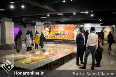 افتتاحیه طراحی اعلان سردر سینما در ایران در گالری سلام