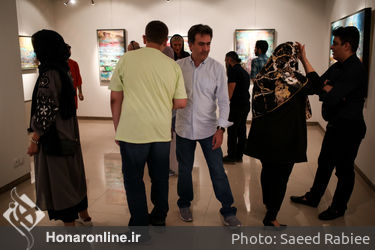 نمایشگاه نقاشی‌های سامان فرهنگی در گالری آتبین