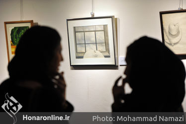 نمایشگاه نقاشی‌های زنده‌یاد عباس کیارستمی در گالری گلستان