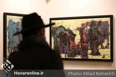 نمایشگاه آثار نازنین بخشنده در گالری آرت سنتر