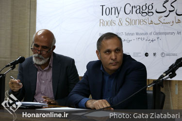نشست خبری نمایشگاه آثار تونی کرگ هنرمند مجسمه ساز انگلیسی - آلمانی