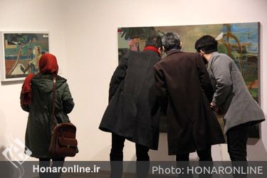 نمایشگاه نقاشی عیسی جباری در گالری آس