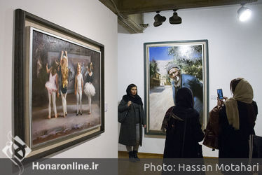 نمایشگاه نقاشی رحیم نوه سی در گالری فرهنگسرای نیاوران
