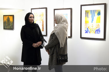 افتتاحیه نمایشگاه نقاشی های رضا بیگناه در گالری مژده