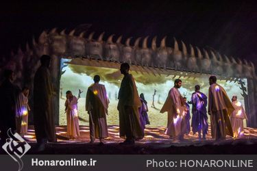 اجرای نمایش بزرگ میدانی محشر در شیراز