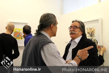 نمایشگاه کاریکاتور بازی تاش و خط در گالری راه ابریشم