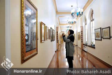 بازدید مرادخانی و ایوبی از دهمین دوسالانه ملی نگارگری ایران