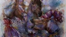 نمایش آثار نقاشی سهیلا پولادزاده در گالری کاما