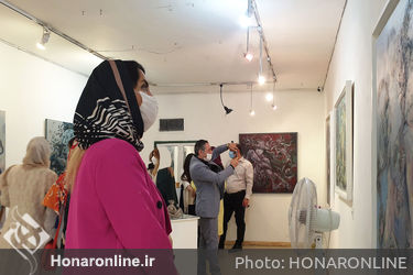 نمایشگاه آثار رابعه نیوشا در گالری هفت‌ثمر