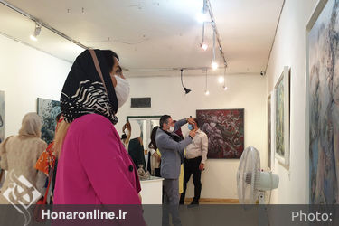 نمایشگاه آثار رابعه نیوشا در گالری هفت‌ثمر