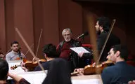 تمرین ارکستر ملی به رهبری فریدون شهبازیان در تالار رودکی