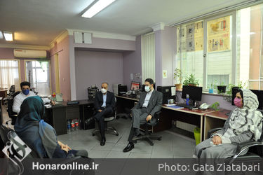 بازدید معاون امور هنری وزارت ارشاد و مدیرعامل بنیاد رودکی از هنرآنلاین