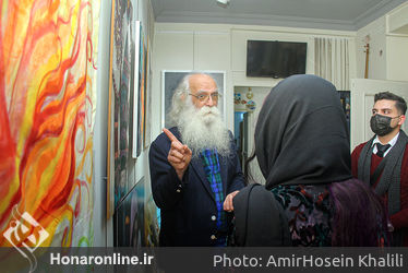 نمایشگاه نقاشی سیمین حیدری با عنوان « چرخه » در گالری انتظامی