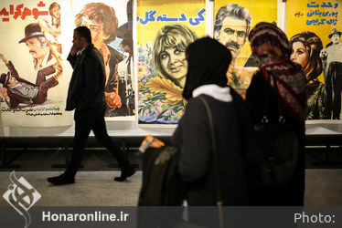 افتتاحیه طراحی اعلان سردر سینما در ایران در گالری سلام