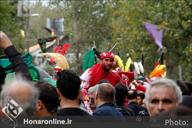 مراسم تعزیه سنتی شهرستان ضیابر استان گیلان